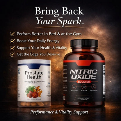 Nitric Oxide + Saw Palmetto for Men 50+ | Boost Energy, Circulation & Performance