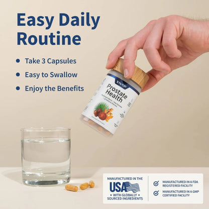 Nitric Oxide + Saw Palmetto for Men 50+ | Boost Energy, Circulation & Performance