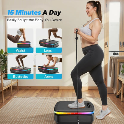 Whole Body Vibration Plate: The Fun, 10 minutes Workout.