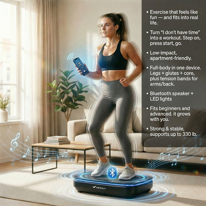 Whole Body Vibration Plate: The Fun, 10 minutes Workout.